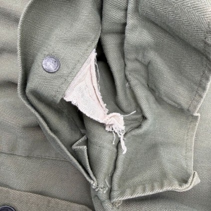 Veste HBT M-1943 – US Army – Nominative Grendell – Taille 38R