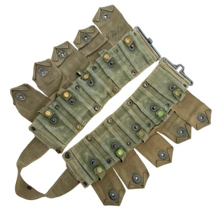 Ceinturon Cartouchière M-1923 – US Army – M1 Garand – Bi-Color