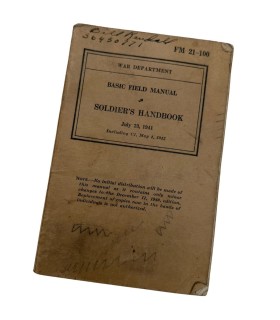 Manuel du Soldat US FM 21-100 – "Soldier's Handbook" – 1941/42 – Nominatif