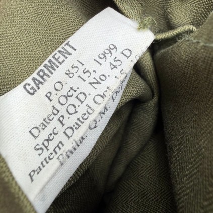 Veste US HBT M-1943 – Reproduction de 1999 – Taille 42R