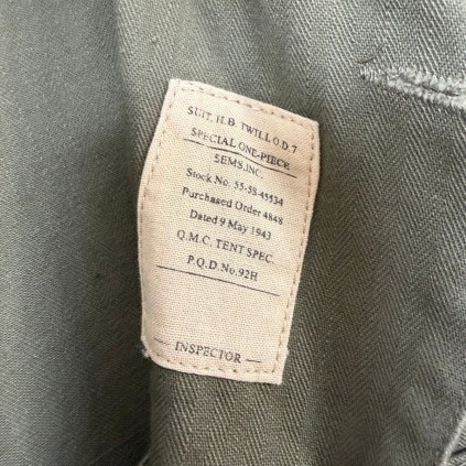 Combinaison HBT US M-1943 – Reproduction SEMS