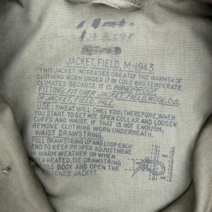 Veste de Combat US M-1943 Originale – 10th Armored Div. – 1944/45