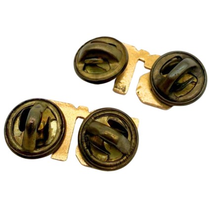 Paire d'Insignes de Col "U.S." – Officier – Clutch Back