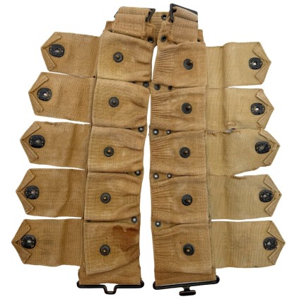 Ceinturon-Cartouchière US M-1910 – Mixte Mills / Russell – WW1