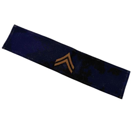 Brassard de Caporal Temporaire (Acting Corporal) – Blue Felt – WW2