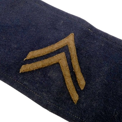 Brassard de Caporal Temporaire (Acting Corporal) – Blue Felt – WW2