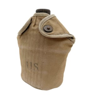Ensemble Gourde US Army 1944 – Bidon AGM Co & Housse Star Pull