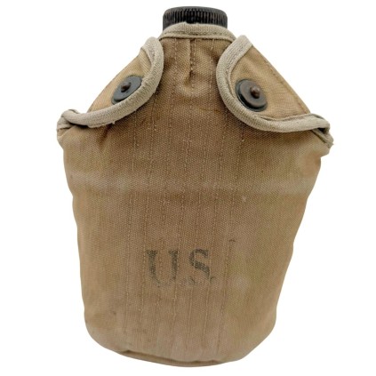 Ensemble Gourde US Army 1944 – Bidon AGM Co & Housse Star Pull