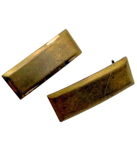 Paire d'insignes de grade 2nd Lieutenant US – Système Pin-Back – WWII