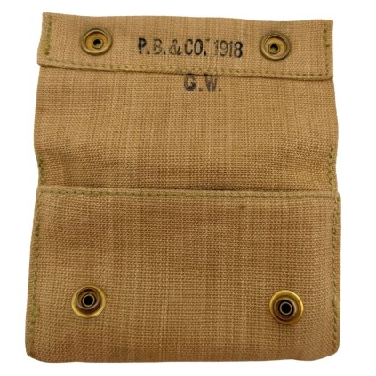 Pochette à pansement US M-1910 – P.B. & CO. 1918 – État Neuf de Stock
