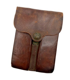 Porte-chargeurs Colt 1911 Cuir – Rock Island Arsenal 1913 – Nominatif Capitaine G. RIEMAN