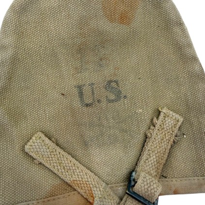 Housse de pelle US M-1910 – N.B. Co. Mars 1918 – Marquage Unité WWI