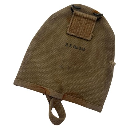 Housse de pelle US M-1910 – N.B. Co. Mars 1918 – Marquage Unité WWI