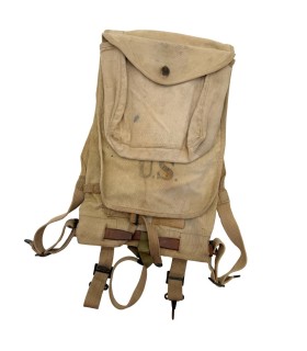 Havresac US M-1910 – Modèle WWI avec Pochette à Gamelle et Pack Carrier