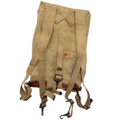 Havresac US M-1910 – Modèle WWI avec Pochette à Gamelle et Pack Carrier