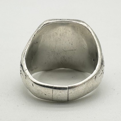 Chevalière USN WWII originale Sterling