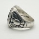 Chevalière USN WWII originale Sterling