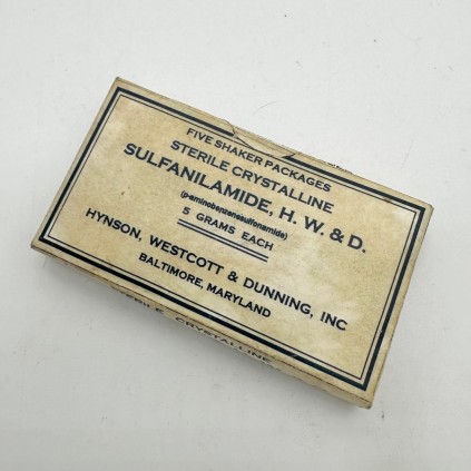 Reproduction du Kit de 5 sachets de Sulfanilamide US WWII
