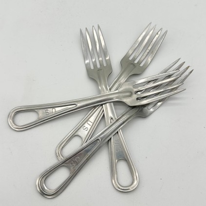 Fourchette US WWII Silco stainless.