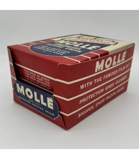 Boite MOLLE avec présentoir pour 12 tubes de mousse à raser