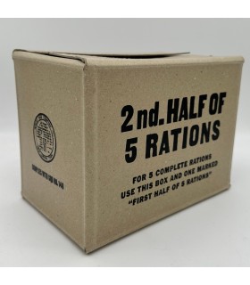 Boite de ration 10in1 2nd HALF of 5 rations.