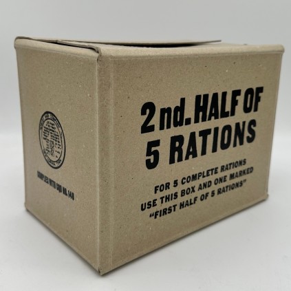 Boite de ration 10in1 2nd HALF of 5 rations.