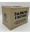 Boite de ration 10in1 2nd HALF of 5 rations.