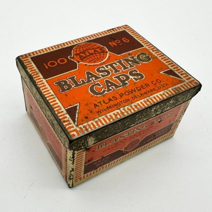 Boîte de démolition Blasting CAP 100 N°6 WW2