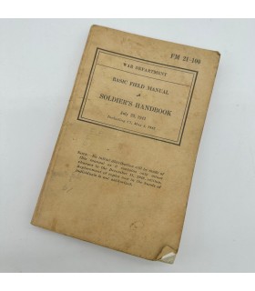 Livret de formation soldat US WW2