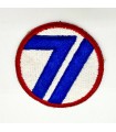 Patch 71st infantry division WWII