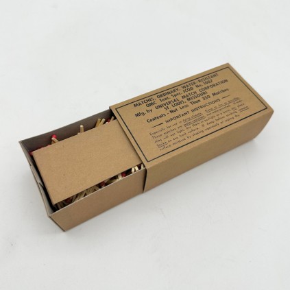 Reproduction boite de 350 allumettes US WWII