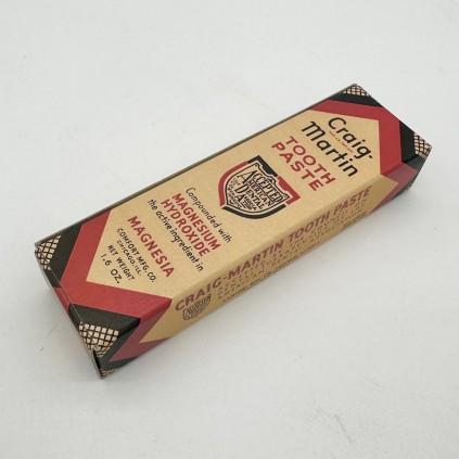 Reproduction dentifrice Craig Martin US WWII