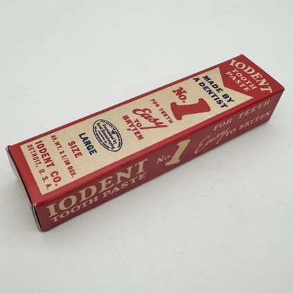 Reproduction dentifrice IODENT WW2