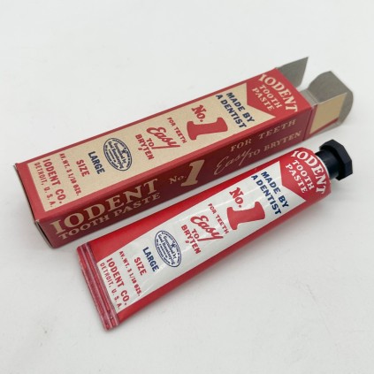 Reproduction dentifrice IODENT WW2