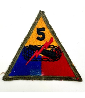 Patch 5th Armored Division US WWII