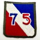 Patch de la 75th division d'infanterie US WWII