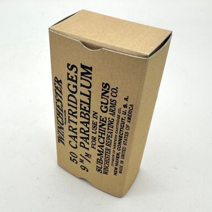 boite de munitions 9mm winchester WW2