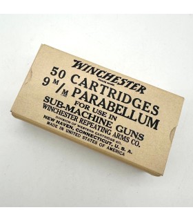 boite de munitions 9mm winchester WW2