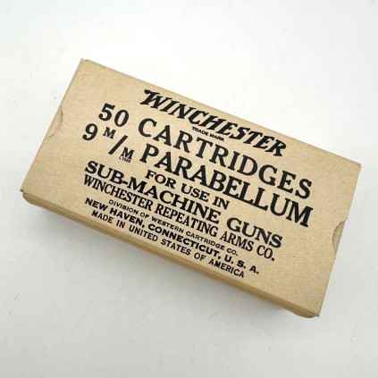 boite de munitions 9mm winchester WW2