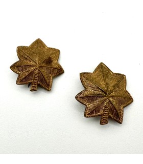 Paire de grade MAJOR US WWII à épingle
