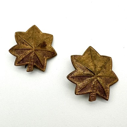 Paire de grade MAJOR US WWII à épingle