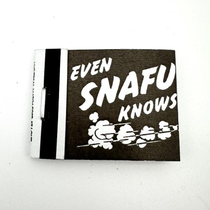 Reproduction allumettes SNAFU WWII