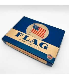 Drapeau Etats Unis 48 étoiles coton d'origine deuxième guerre WWII