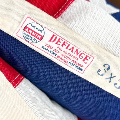 Drapeau Etats Unis 48 étoiles coton d'origine deuxième guerre WWII