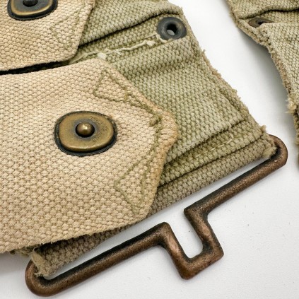 Ceinturon bicolor pour M1 Garand originale WW2