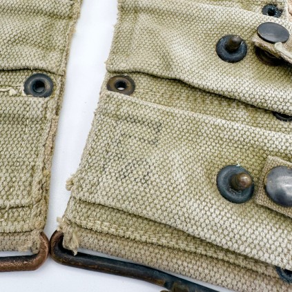Ceinturon bicolor pour M1 Garand originale WW2