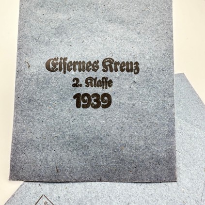 Enveloppe pour croix de fer deuxième classe