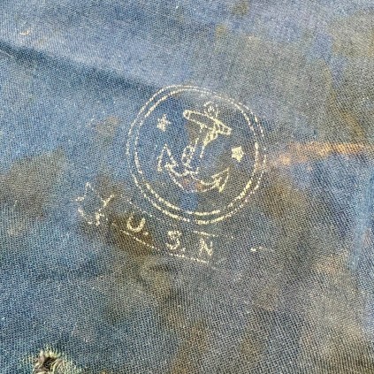 SAC Tissu Bleu US Navy WWII – Authentique Seconde Guerre mondiale