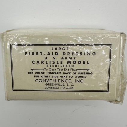 Pansement grand modele large first aid dressing US WW2
