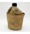 Gourde US WWII avec quart et bidon